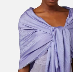 Elisabetta Franchi Pashmina In Viscosa Jacquard^ Mostra Tutti