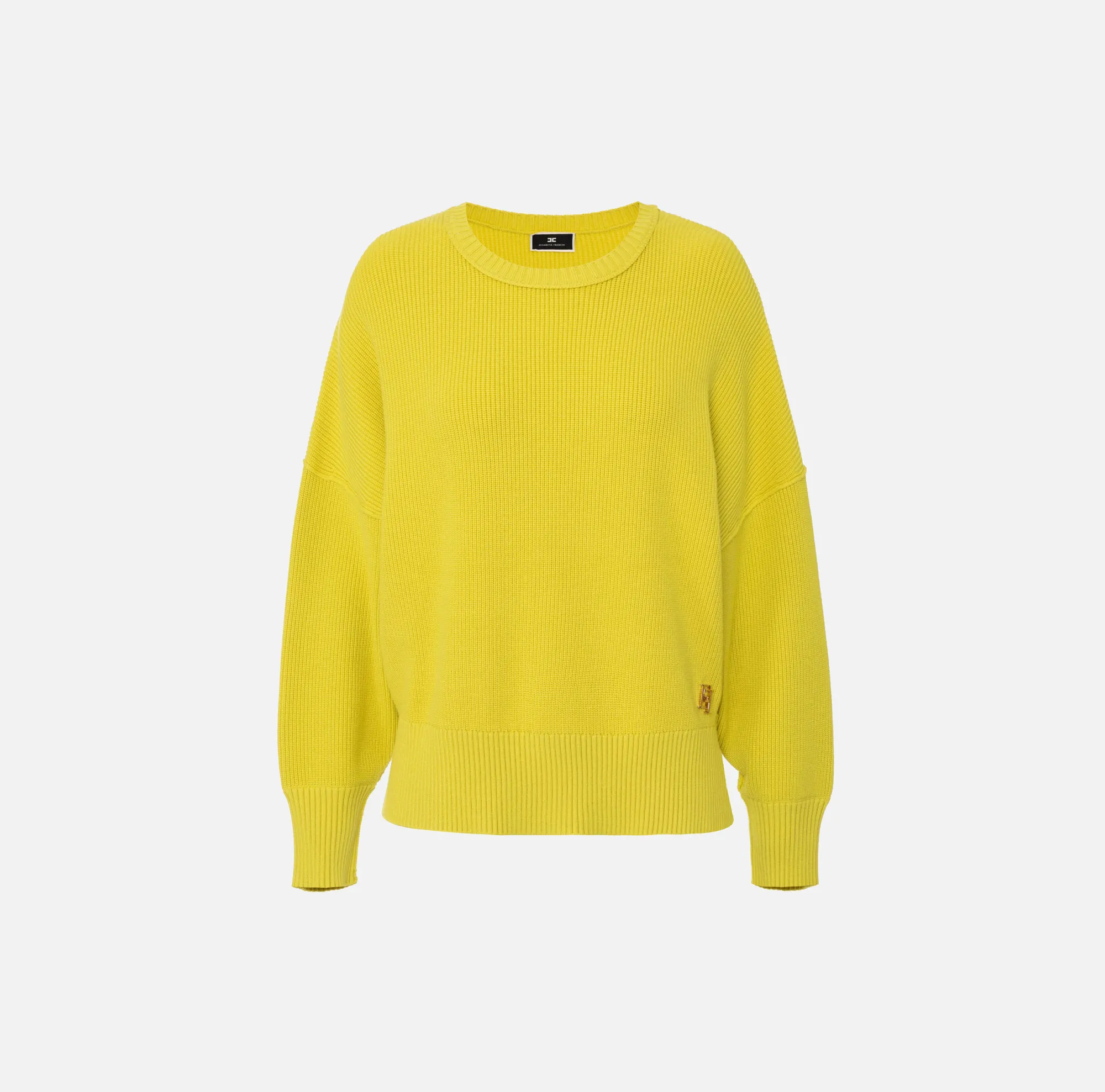 Elisabetta Franchi Pullover In Viscosa Con Maniche A Pipistrello^ Maglieria E Felpe