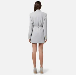 Elisabetta Franchi Robe-Manteau In Crepe Con Cintura^ Abiti