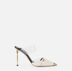 Elisabetta Franchi Sabot In Pelle E Pvc^ Decollete