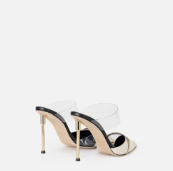 Elisabetta Franchi Sabot In Pelle E Pvc^ Decollete