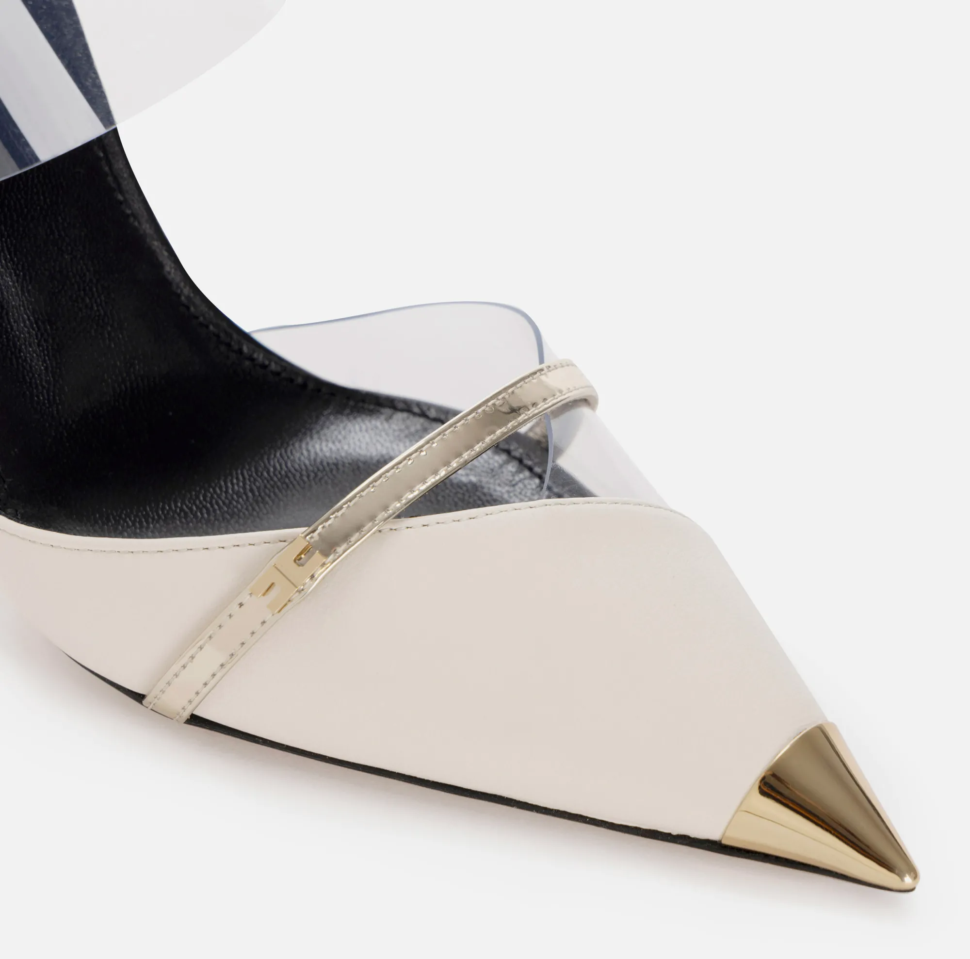 Elisabetta Franchi Sabot In Pelle E Pvc^ Decollete