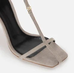 Elisabetta Franchi Sandali In Camoscio Con T-Bar^ Sandali