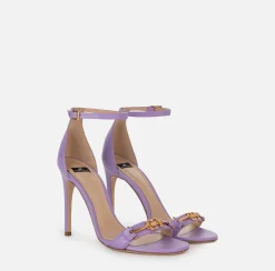 Elisabetta Franchi Sandali In Pelle Con Morsetto^ Sandali