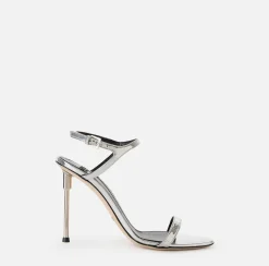 Elisabetta Franchi Sandali In Pelle Metallizzata^ Sandali