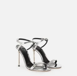Elisabetta Franchi Sandali In Pelle Metallizzata^ Sandali