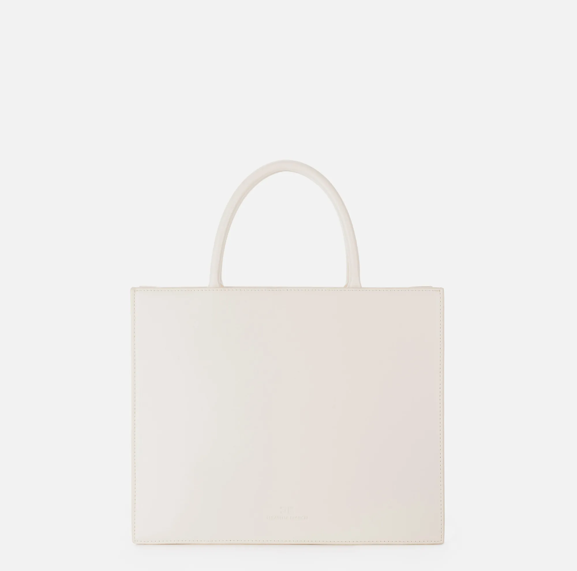 Elisabetta Franchi Shopper Media Con Placca Logo^ Borse A Mano