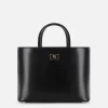 Elisabetta Franchi Shopper Media Con Placca Smaltata^ Borse A Mano
