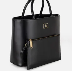 Elisabetta Franchi Shopper Media Con Placca Smaltata^ Borse A Mano
