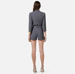 Elisabetta Franchi Shorts In Crepe Con Cintura^ Tailleur