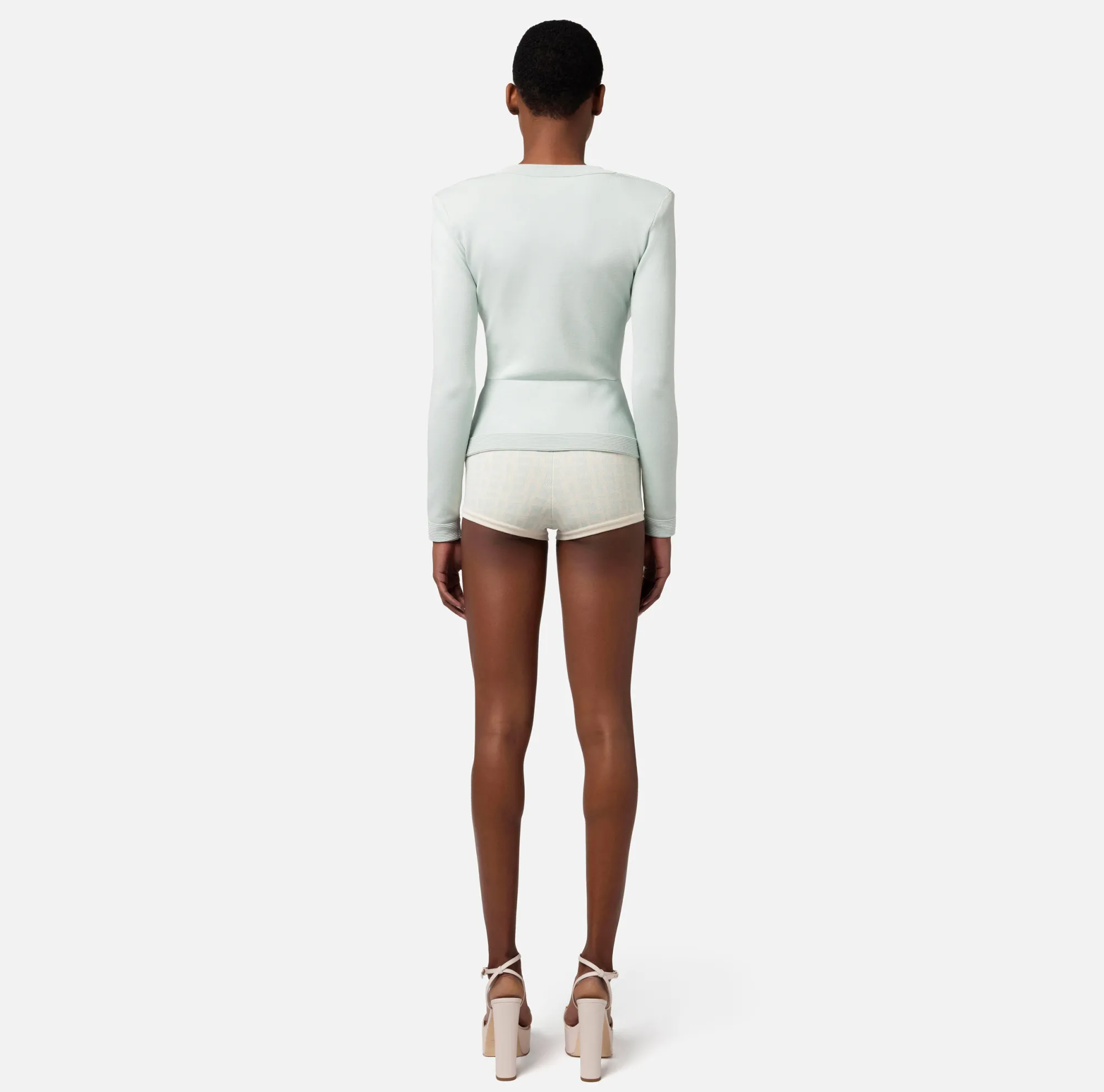 Elisabetta Franchi Shorts Logo Jacquard All-Over^ Pantaloni E Shorts