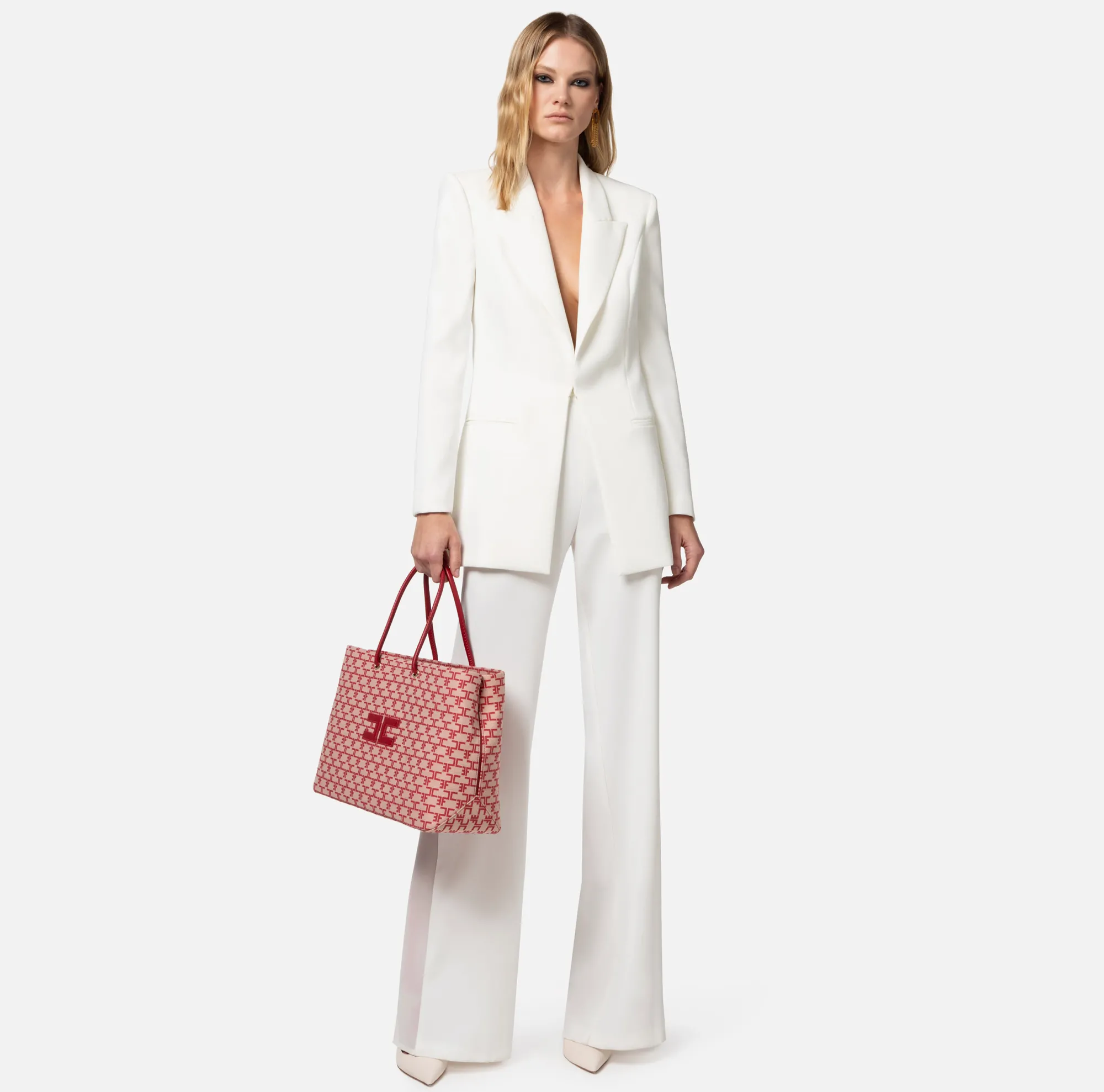 Elisabetta Franchi Tailleur Giacca E Pantalone In Crepe^ Tute