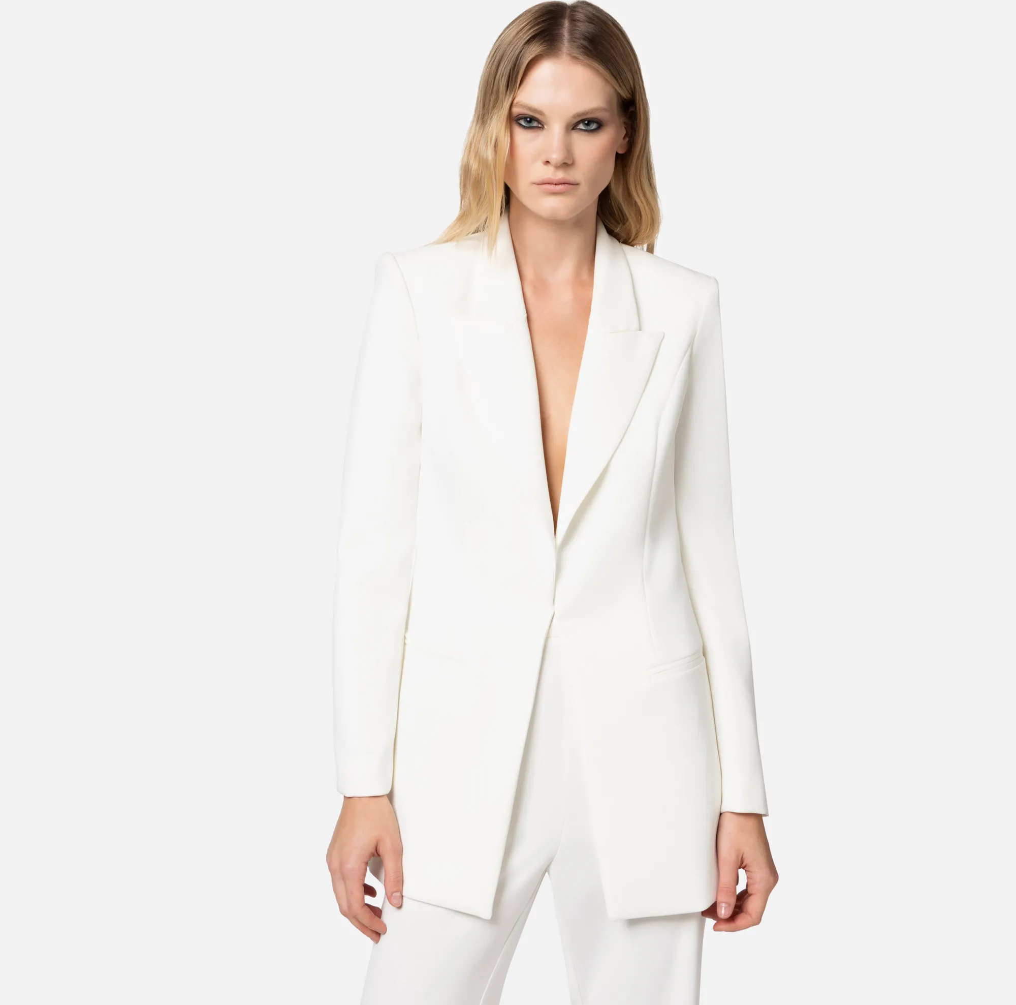 Elisabetta Franchi Tailleur Giacca E Pantalone In Crepe^ Tute
