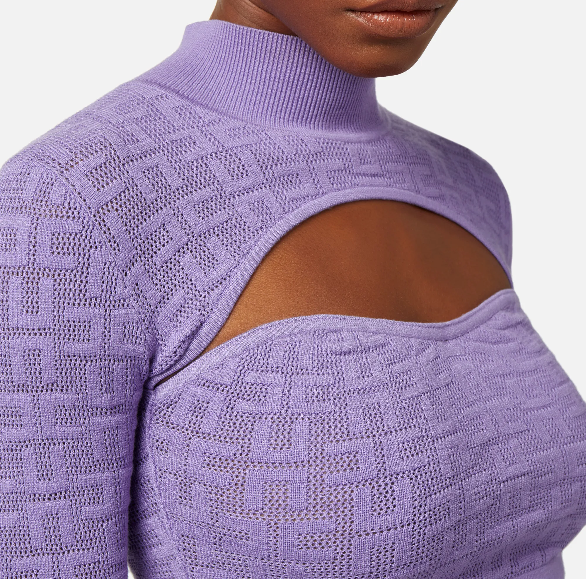 Elisabetta Franchi Top Cropped In Viscosa Punto Traforato^ Top, T-Shirt & Body