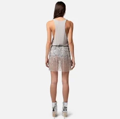 Elisabetta Franchi Top In Jersey Con Ricamo Logo^ Top, T-Shirt & Body