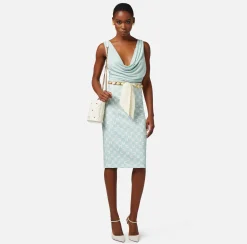 Elisabetta Franchi Top In Jersey Drappeggiato^ Top, T-Shirt & Body
