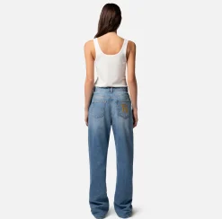 Elisabetta Franchi Top In Rayon Con Logo^ Top, T-Shirt & Body