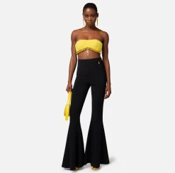Elisabetta Franchi Top In Tweed Con Maxi Catena^ Top, T-Shirt & Body