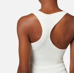 Elisabetta Franchi Top In Viscosa A Costine Con Scollo Asimmetrico^ Top, T-Shirt & Body