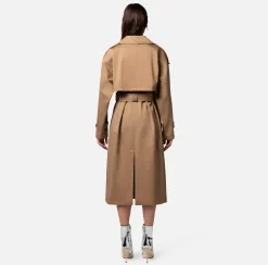 Elisabetta Franchi Trench Over In Cotone^ Giacche & Trench