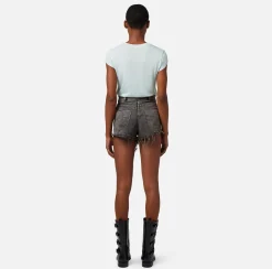 Elisabetta Franchi T-Shirt In Jersey Con Logo E Frange^ Top, T-Shirt & Body