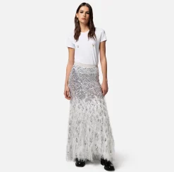 Elisabetta Franchi T-Shirt In Jersey Con Piercing^ Top, T-Shirt & Body