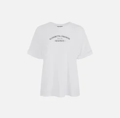 Elisabetta Franchi T-Shirt In Jersey Con Stampa Logo^ Top, T-Shirt & Body