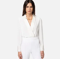 Elisabetta Franchi Tuta Combinata In Crepe E Viscosa^ Tute