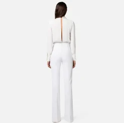 Elisabetta Franchi Tuta Combinata In Crepe E Viscosa^ Tute