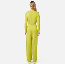 Elisabetta Franchi Tuta In Cotone Con Bande Logate^ Tute