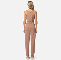 Elisabetta Franchi Tuta In Cotone Con Bande Logate E Ricamo^ Tute
