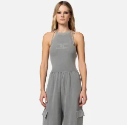 Elisabetta Franchi Tuta In Cotone Stone Wash^ Tute