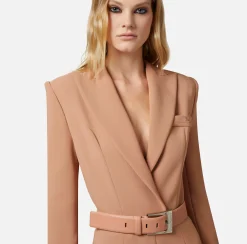Elisabetta Franchi Tuta In Crepe Con Cut Out Posteriore^ Tute