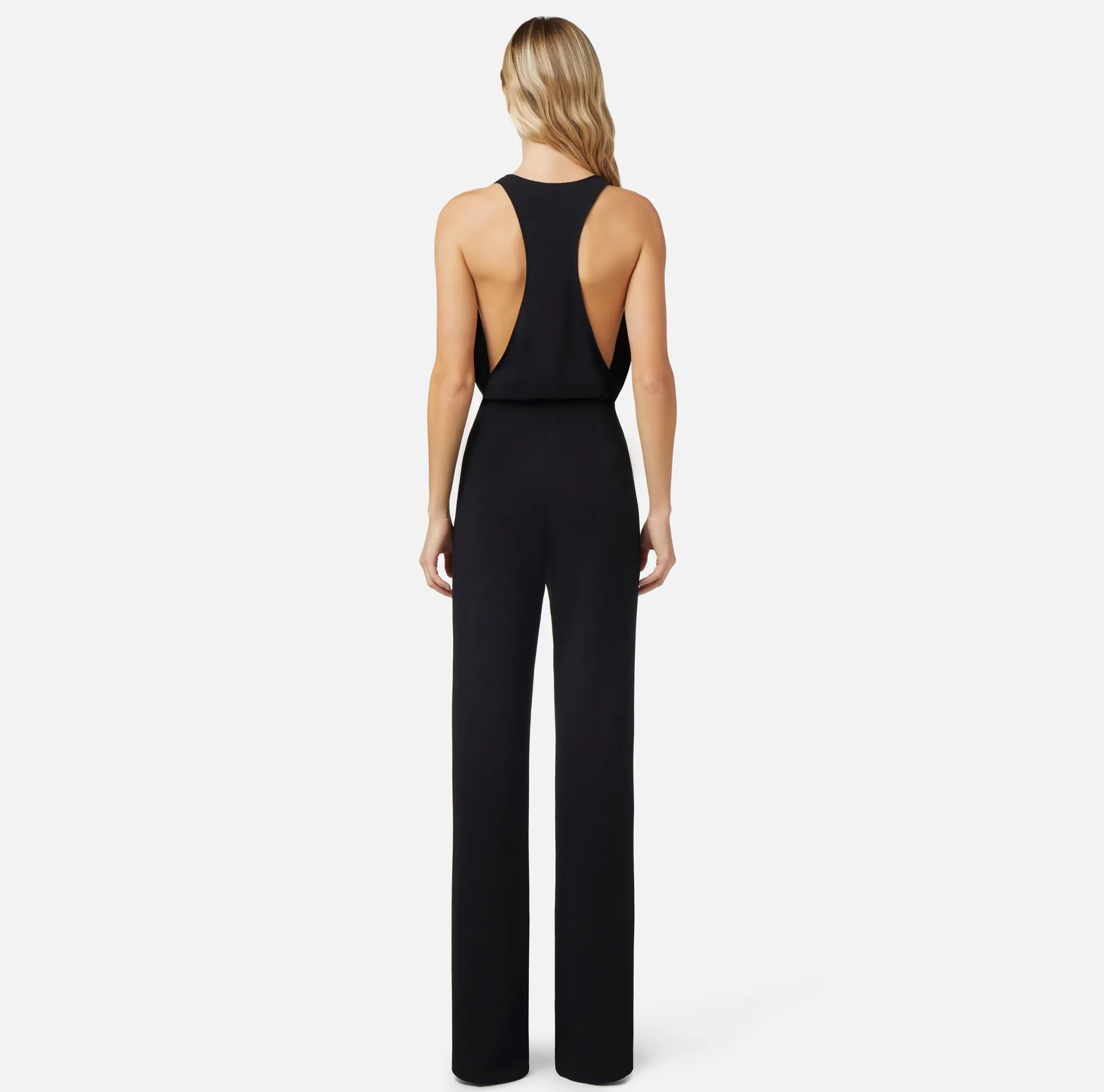 Elisabetta Franchi Tuta In Crepe Con Stampa Logo^ Tute