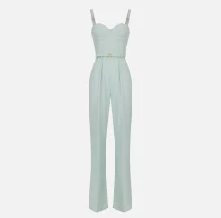 Elisabetta Franchi Tuta In Crepe Con Top Bustier^ Tute