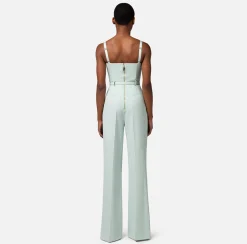 Elisabetta Franchi Tuta In Crepe Con Top Bustier^ Tute