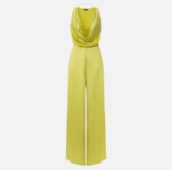 Elisabetta Franchi Tuta In Crepe Fluido Con Accessorio Reggiseno^ Tute