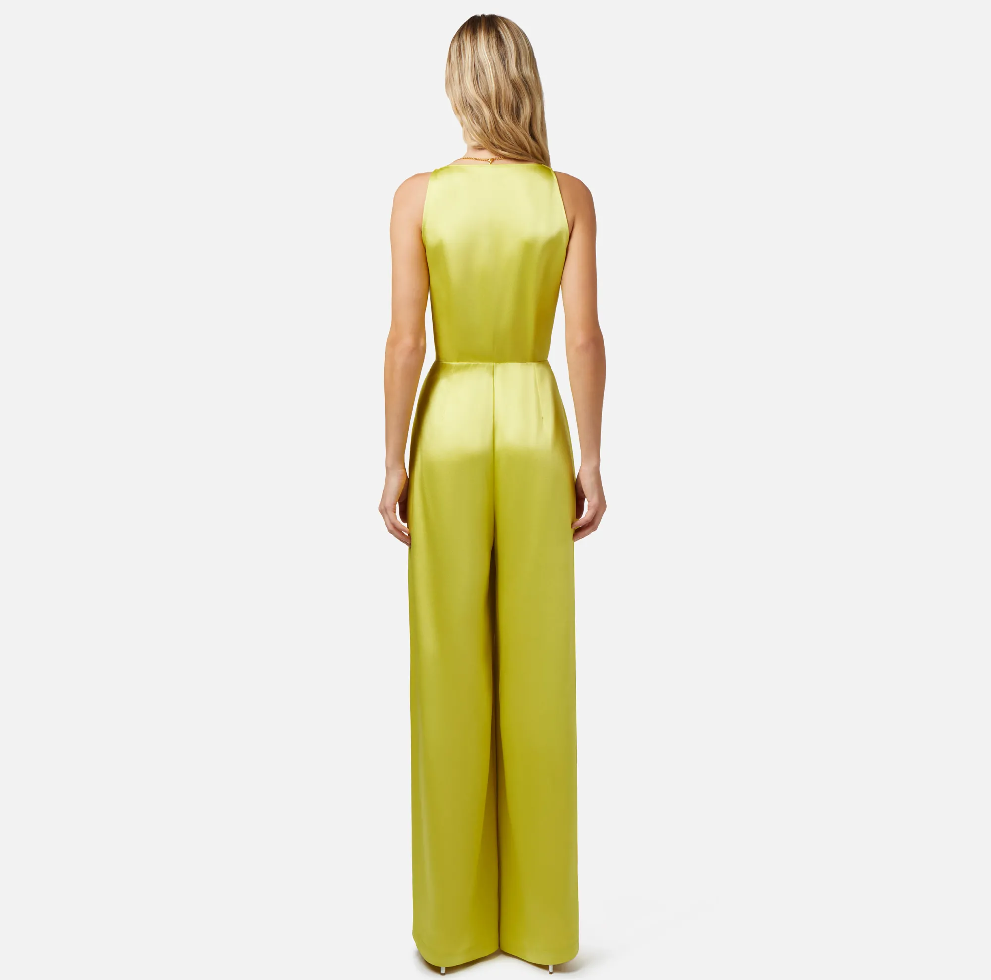 Elisabetta Franchi Tuta In Crepe Fluido Con Accessorio Reggiseno^ Tute