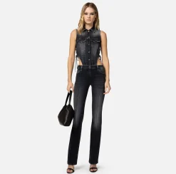 Elisabetta Franchi Tuta In Denim Con Cut-Out^ Tute