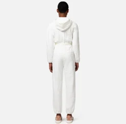 Elisabetta Franchi Tuta In Felpa Jacquard Con Cappuccio^ Tute