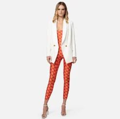 Elisabetta Franchi Tuta In Lycra Con Stampa Logo^ Tute